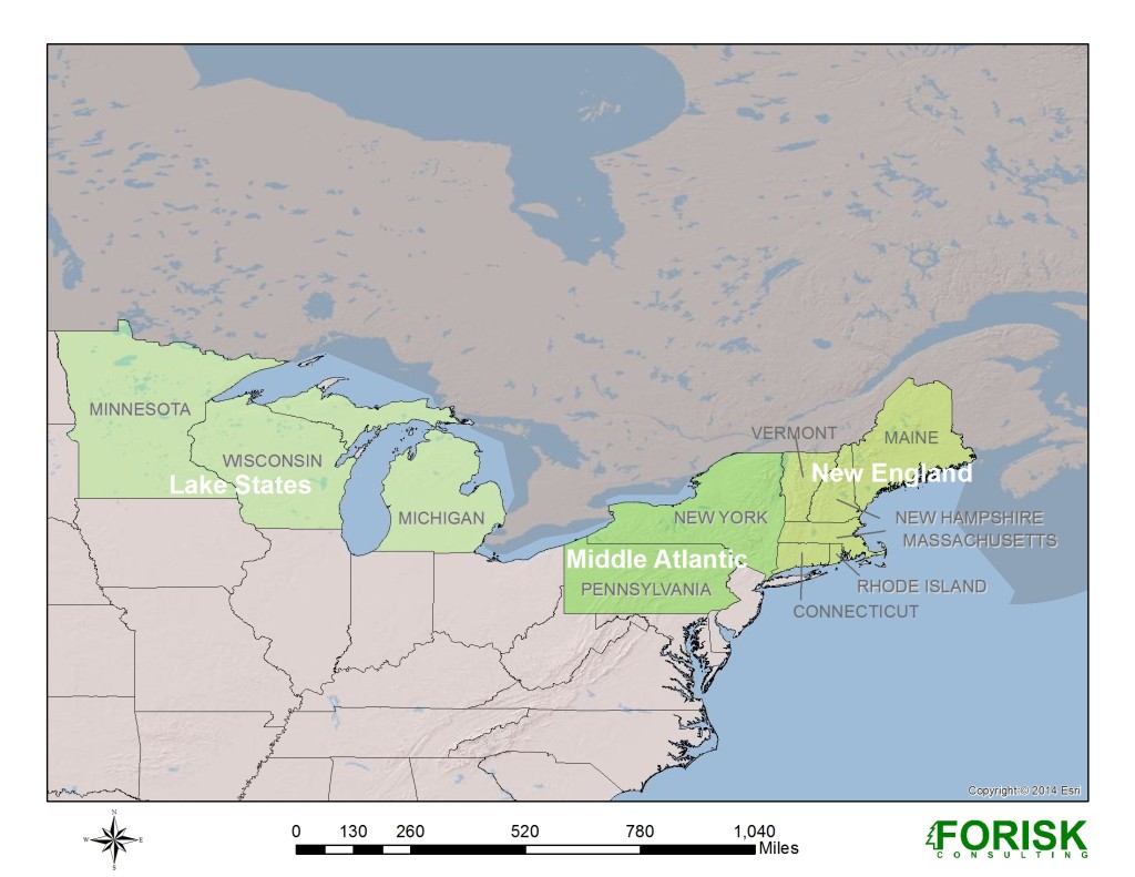 Forisk Research: Hardwood Log Markets In The U.s. North - Forisk